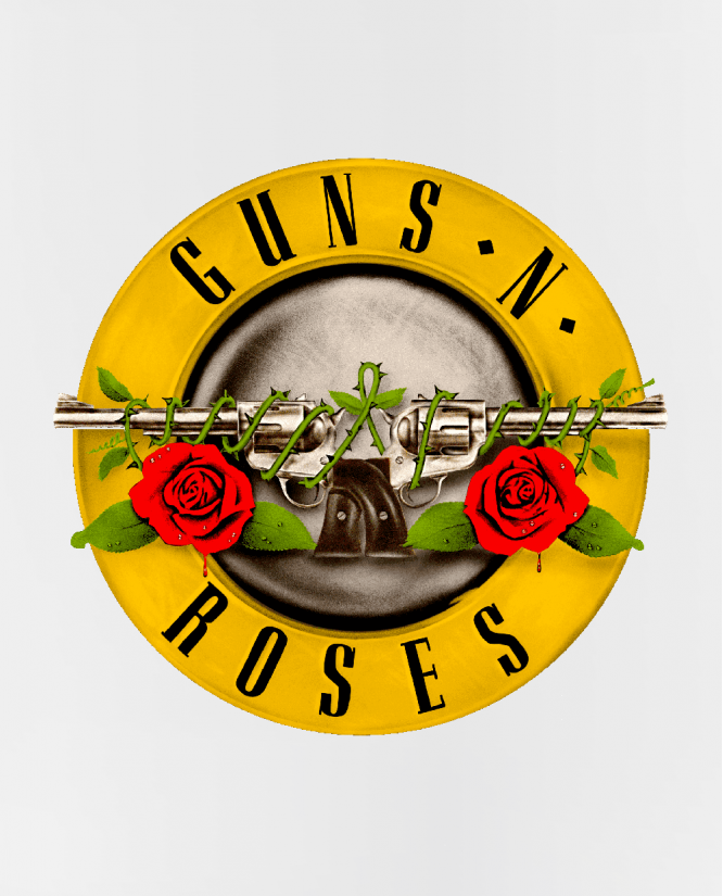 Puodelis Guns and roses